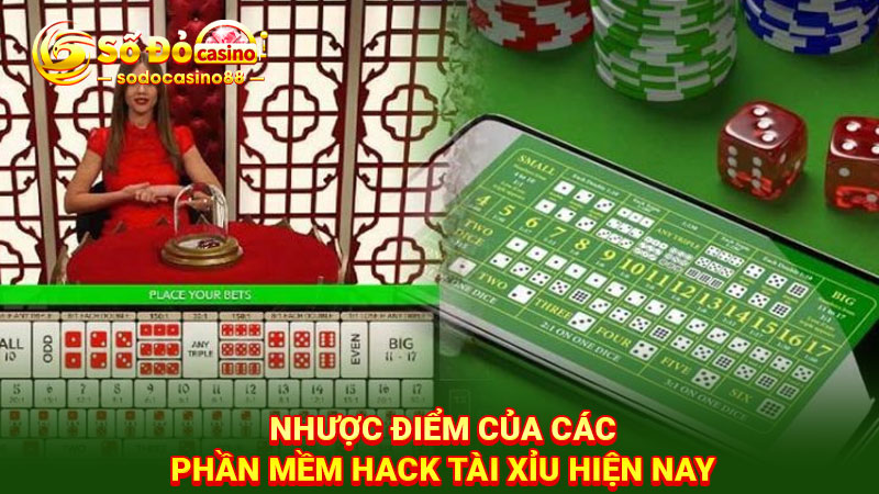 Nhược điểm của các phần mềm hack tài xỉu hiện nay 